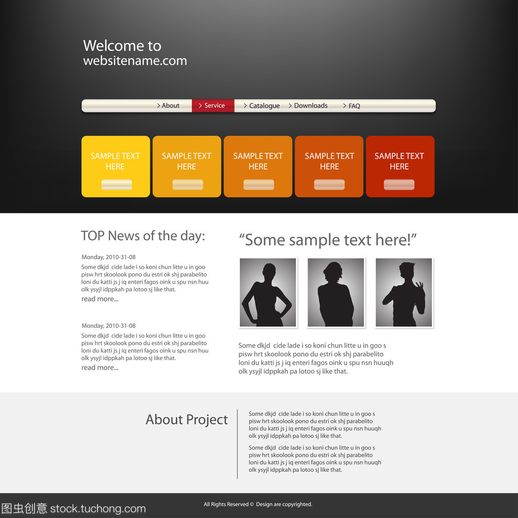 网站设计模板 矢量图形的核心力量与卓越网页设计